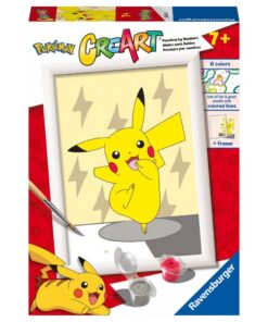 Ravensburger CreArt Schilderen op Nummer Pokémon Pikachu