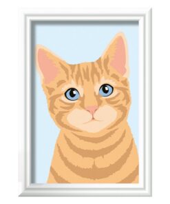 Alternative view of Ravensburger CreArt Schilderen op Nummer Rode Kater