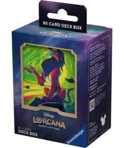 Ravensburger Disney Lorcana Deck Box Scar 80 Kaarten