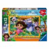 Ravensburger Puzzel Dora We Can Do It! 2x12 Stukjes