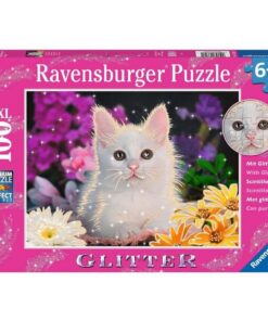 Ravensburger Puzzel Glitter Katje 100 XXL Stukjes