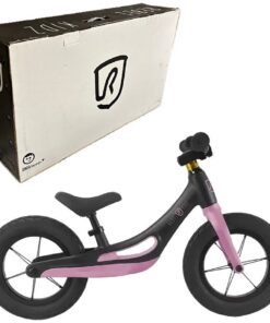 Rebel Kidz Loopfiets Zwart/Roze