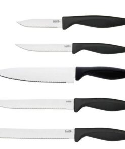 Alternative view of Richardson Sheffield Laser Cuisine Houten Messenblok 6-delig Zwart