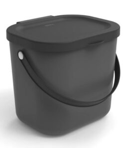 Rotho Albula Afvalbakje 6L Antraciet