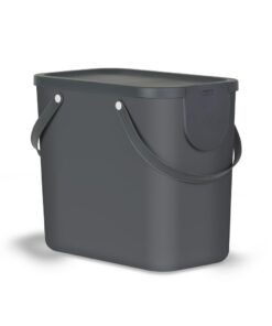 Rotho Albula Afvalscheidingsprullenbak 25L Antraciet
