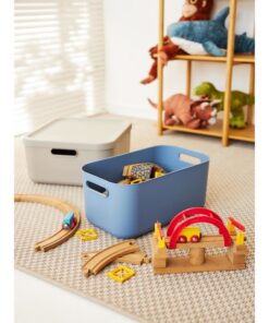 Alternative view of Rotho Albula Opbergbox 12L Horizon Blauw