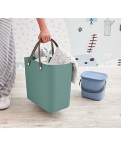 Alternative view of Rotho Albula Storage System 25L Mistletoe Groen