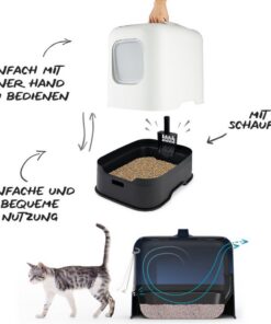 Alternative view of Rotho Biala Kattenbak Wit