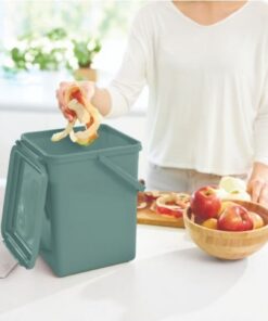 Alternative view of Rotho Bio Afvalemmer 9L Mistletoe Groen