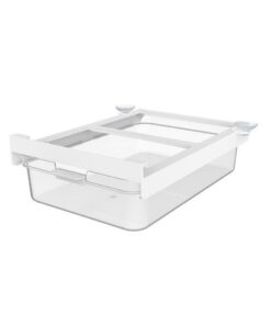 Rotho CAUMA Koelkastorganizer Schuiflade 23x28.1x8.2 cm 2.6L Wit/Transparant