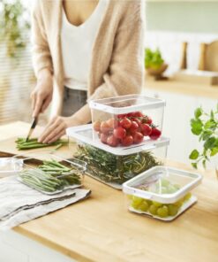 Alternative view of Rotho Cauma Set Koelkastorganizer 1.3L + 2.6L + 4.65L Transparant