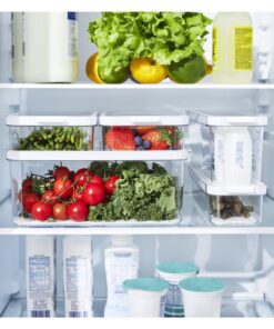 Alternative view of Rotho Cauma Set Koelkastorganizer 4.65L + 2L + 1.15L + 2x 1.2L Transparant