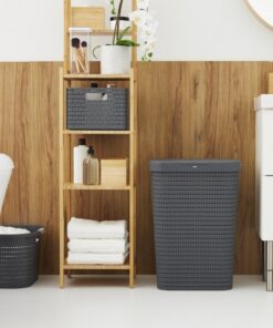 Alternative view of Rotho Country Wasmand 55L Antraciet