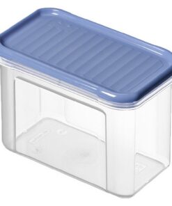 Rotho Domino Bewaardoos 0.75L Horizon Blauw/Transparant