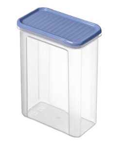 Rotho Domino Bewaardoos 1.5L Horizon Blauw/Transparant