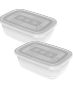 Rotho Freeze Diepvriesdozen 2x1.9L Transparant