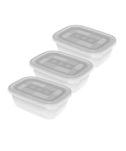 Rotho Freeze Diepvriesdozen 3x1L Transparant/Wit