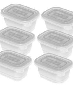 Rotho Freeze Diepvriesdozen 6x0.25L Transparant/Wit