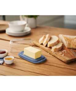 Alternative view of Rotho Fresh Botervloot 18x9.5x6.9 cm Horizon Blauw/Transparant