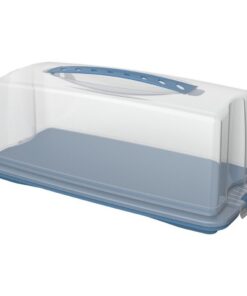 Rotho Fresh Cakedoos 36x16.5x16.5 cm Horizon Blauw/Transparant