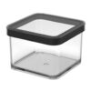 Rotho LOFT Bewaardoos 10x10x7.2 cm 0.5L Zwart/Transparant