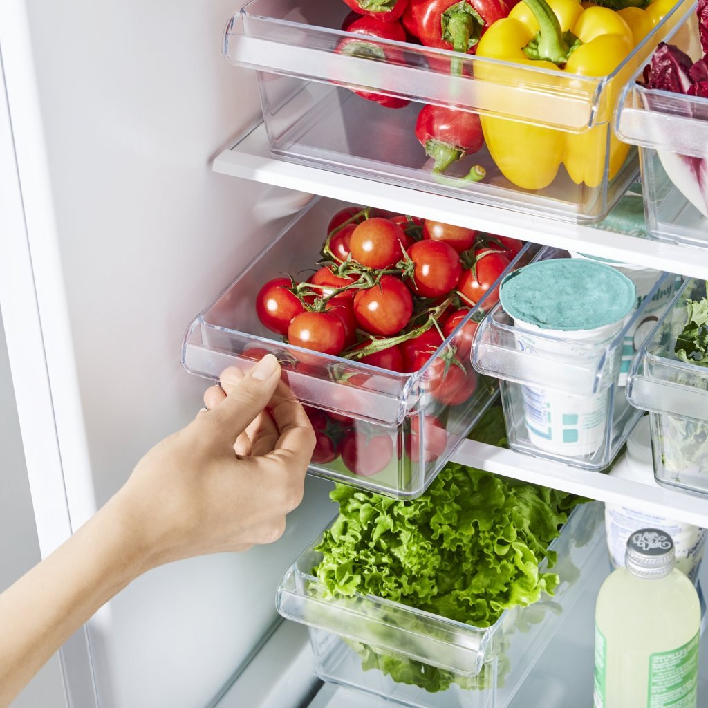 Rotho LOFT Koelkast Organizer 1.6L 31x8x9 cm Transparant - Afbeelding 2