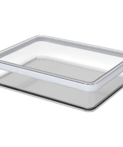 Rotho LOFT Vleeswarendoos 20x15x5 cm 1L Wit/Transparant