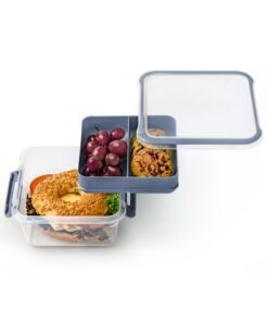 Alternative view of Rotho Memory Lunchbox Snack To Go 1L Horizon Blauw/Transparant