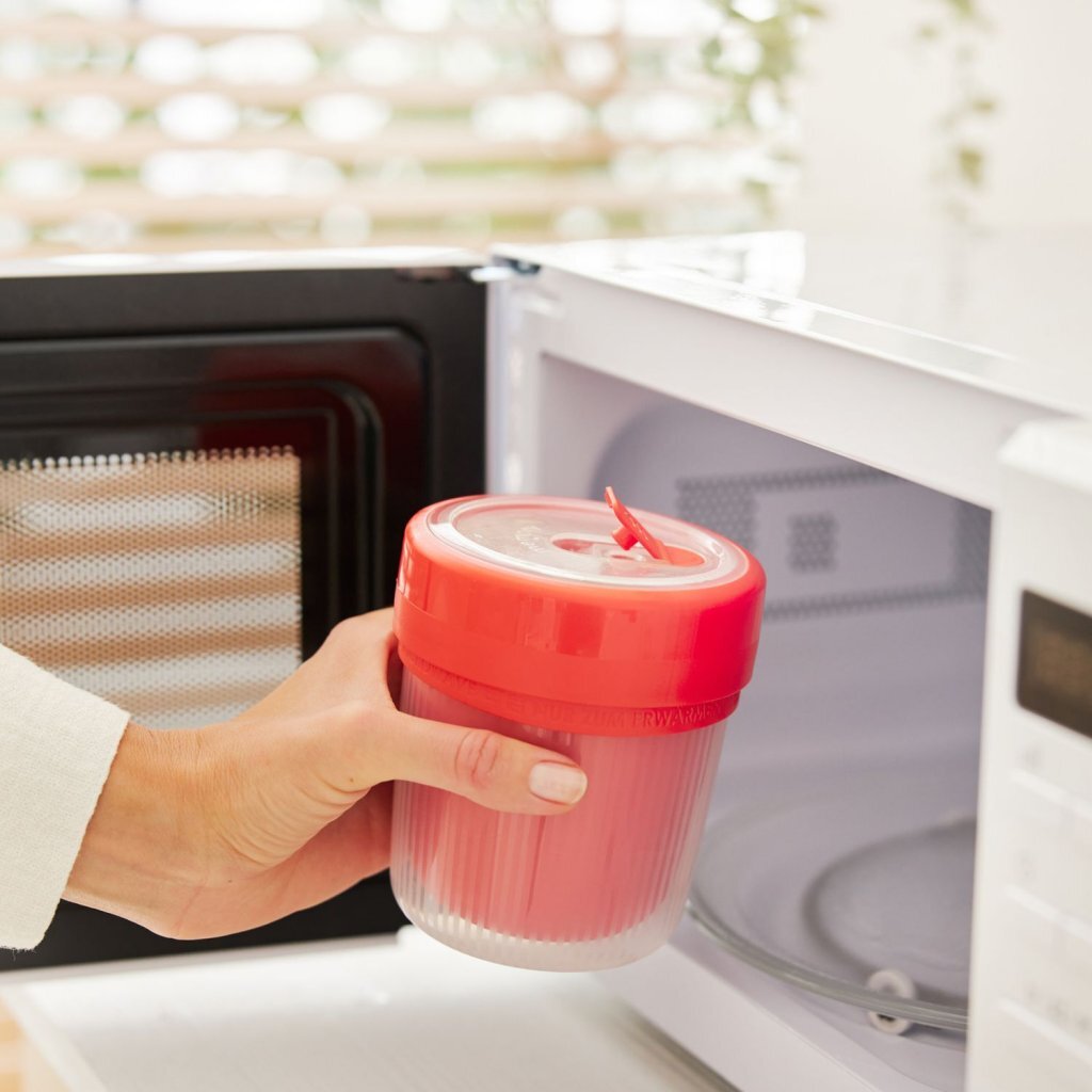 Rotho Memory Thermosbeker + Lepel 0.5L Rood - Afbeelding 2