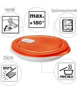 Alternative view of Rotho Micro Clever Magnetronbord 1.2L 26x4.8 cm Papaya Rood/Wit