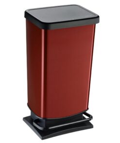 Rotho Paso Pedaalemmer 40L Rood Metallic