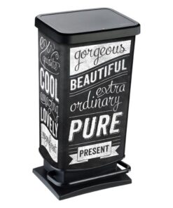 Rotho Paso Pedaalemmer Hipster 40L Zwart