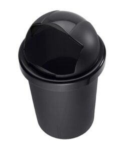 Rotho Roll Bob Afvalemmer 30L Zwart