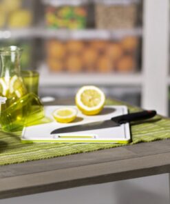 Alternative view of Rotho Snijplank 25x15x0.9 cm Wit/Limoen Groen