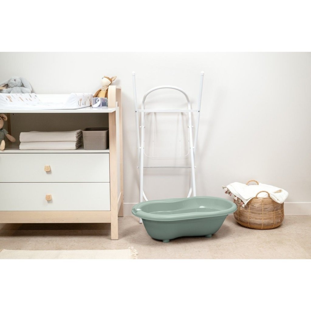 Rotho TILO Babybadje 76x44.5x22 cm Sage Green - Image 3