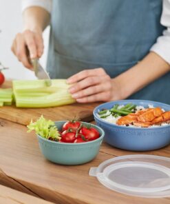 Alternative view of Rotho TRESA Schaal + Deksel 1.02L Mistletoe Groen