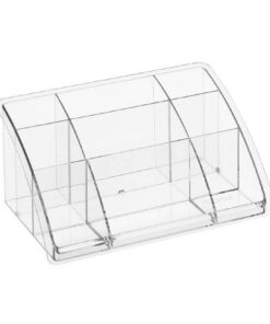 Rotho Timeless Buro Organizer Pennenbak Hoog 19.8x12.8x9.3 cm Transparant