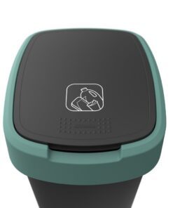 Alternative view of Rotho Twist Afvalbak 25L Mistletoe Groen/Antraciet