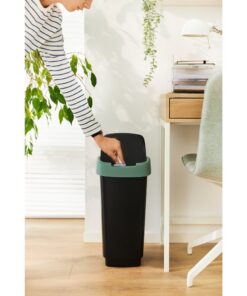Alternative view of Rotho Twist Afvalbak 50L Mistletoe Groen/Antraciet