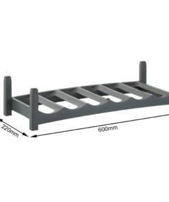 Alternative view of Rotho Vario Flessenrek Antraciet