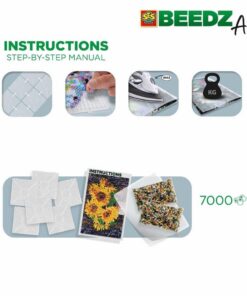 Alternative view of SES Creative Beedz Art Strijkkralen Zonnebloemen 30x45.5 cm 7000 Stuks