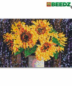 SES Creative Beedz Art Strijkkralen Zonnebloemen 30x45.5 cm 7000 Stuks