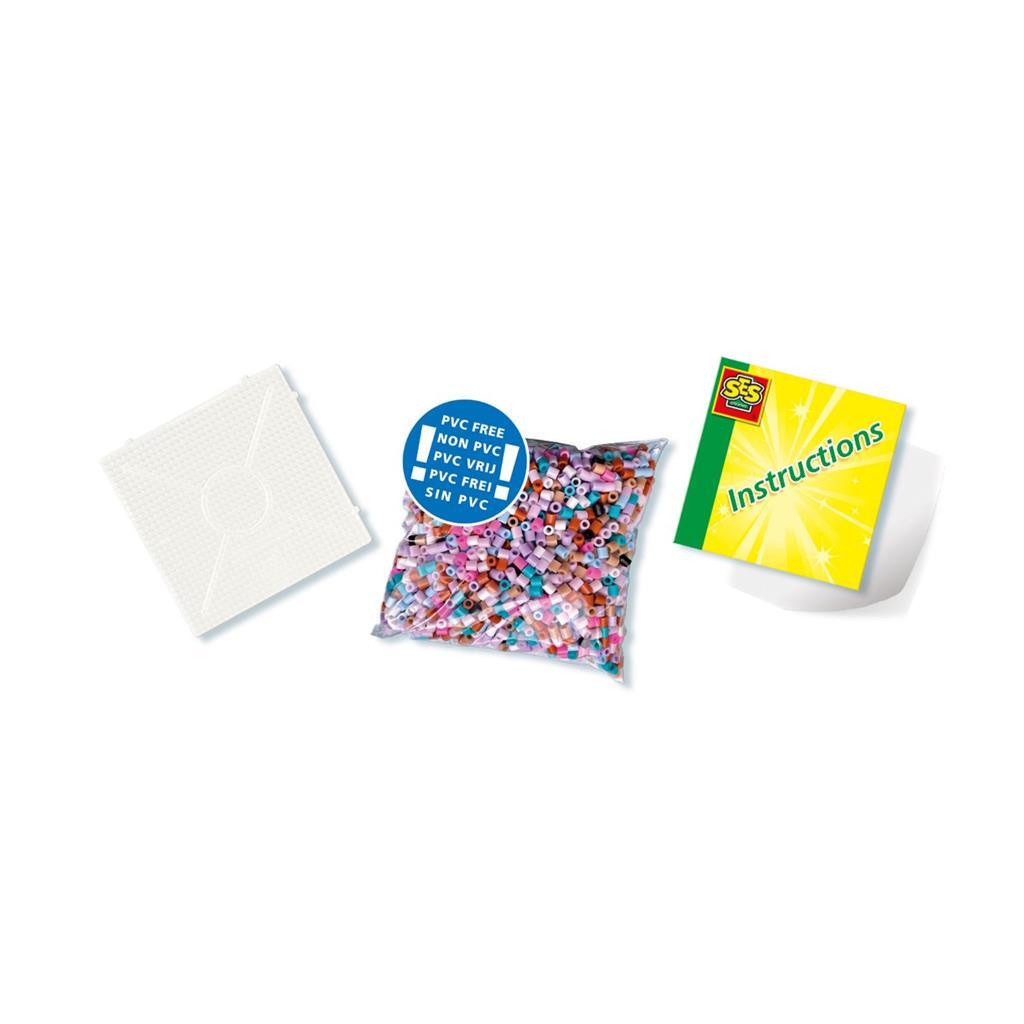 SES Creative Beedz Strijkkralen Schattige Dieren 1800 Stuks - Image 2