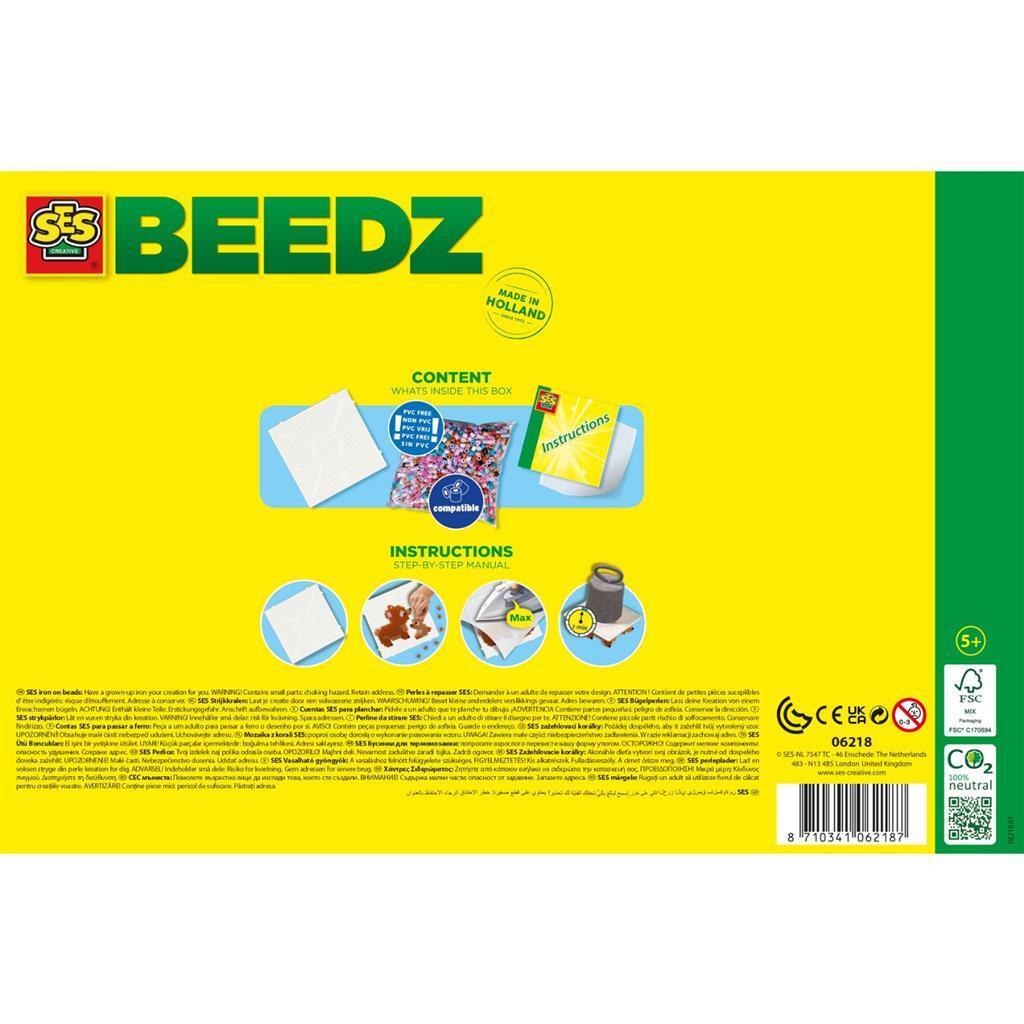SES Creative Beedz Strijkkralen Schattige Dieren 1800 Stuks - Image 5