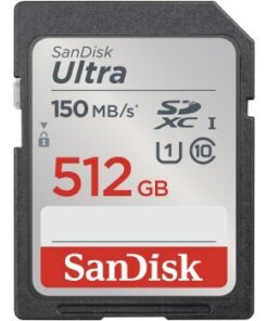 Sandisk SDXC Ultra 512GB 150mb/s C10 UHS-I