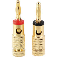 Alternative view of Scanpart Banaanstekkers (m) Verguld 2st