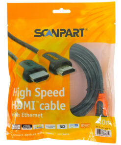 Alternative view of Scanpart HDMI Kabel 3 m Oranje/Zwart