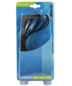 Scanpart Netsnoer Haaks Zwart 2.0m