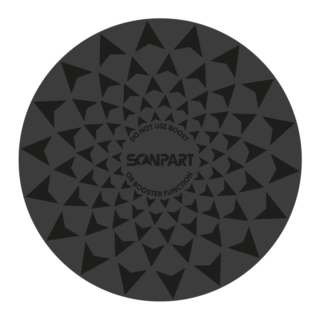 Scanpart Speed Inductiemat Set 2x20/2x26 cm Zwart - Image 3