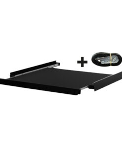 Scanpart Tussenstuk voor Wasmachine/Droger Zwart